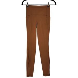Lululemon Swift Speed High-Rise Tight 28" Pockets in Butternut Brown Size 2